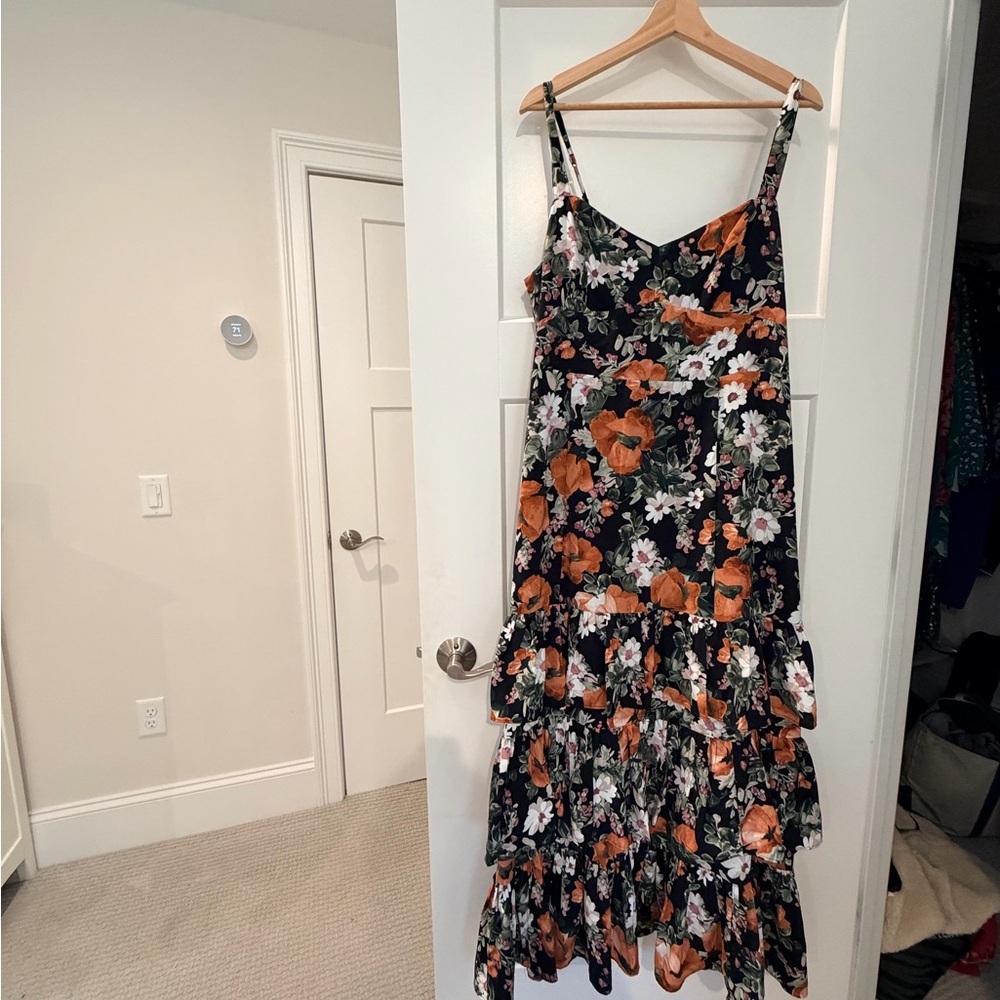 Floral Sleeveless Maxi Dress